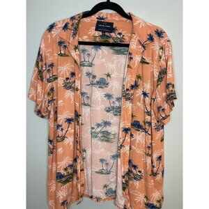 Nickel & Iron Men's Viscos Hawaiian shirt Size Large button up short sleeve